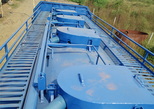 Top View Of Bottom Loading Tanker